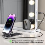 VESAUR Hollywood Vanity Mirror with 10X/15X Magnification and Lights, USB/Type-C... - Image 6