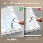 VESAUR Hollywood Vanity Mirror with 10X/15X Magnification and Lights, USB/Type-C... - Image 7