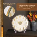 Luxury Decorative Wall Clock with a Shell-Patterned face,Creative Silent and Tic... - Image 8