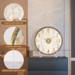 Luxury Decorative Wall Clock with a Shell-Patterned face,Creative Silent and Tic... - Image 9