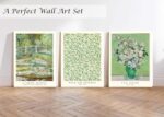 Induslyfe Framed Grass Wall Art Canvas Decor Set of 3, Matisse Wall Art Framed P... - Image 4