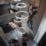 Foyer Chandeliers for High Ceilings, 7-Ring, 158", Luxury Modern Large Crystal H... - Image 6