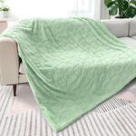 Bcareself Faux Fur Throw Blanket Ultra Soft Plush Fluffy Blanket for Couch, Bed,... - Image 4