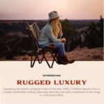 CHAMA Vaquero Chair & Travel Bag - Slate and Bone- Beautiful Outdoor Wood and Ca... - Image 3