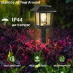 Greluna Solar Lights Outdoor,12 Pack 3000K Waterproof Auto On/Off Solar Pathway ... - Image 5