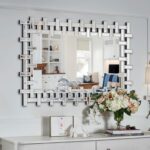 Large Decorative Wall Mirror, 40'' X 28'' Elegant Living Room Mirror with Bevele... - Image 9
