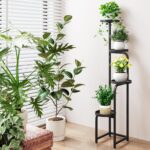 INGIORDAR Plant Stand Indoor Outdoor 4 Tier Metal Plant Shelf for Multiple Plant... - Image 5