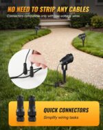 6W 700LM Low Voltage Landscape Lighting, 12V AC/DC 3000K Warm White LED Low Volt... - Image 7