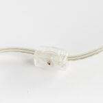 Napa Home & Garden Austin White Antiqued Glaze Ceramic Small Petite Mini Lamp w/... - Image 7