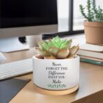 Thank You Gifts for Coworker, Funny Plant Pot for Succulent, Flower Cactus Plant... - Image 4