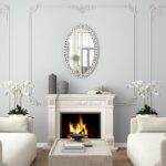 SHYFOY Oval Wall Mirrors Decorative, 23.6x35.4 Ornate Accent Mirror Crystal Fram... - Image 8