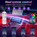 iFunyLED Smart Car Interior LED Lights with App Control, RGB Lights with DIY Mod... - Image 5