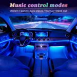 iFunyLED Smart Car Interior LED Lights with App Control, RGB Lights with DIY Mod... - Image 6