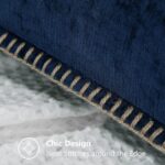 decorUhome Chenille Soft Cozy Throw Pillow Covers 20x20 Set of 2, Modern Farmhou... - Image 3