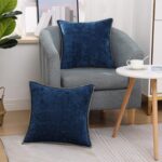 decorUhome Chenille Soft Cozy Throw Pillow Covers 20x20 Set of 2, Modern Farmhou... - Image 4