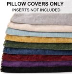 decorUhome Chenille Soft Cozy Throw Pillow Covers 20x20 Set of 2, Modern Farmhou... - Image 7