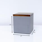 Foton Pearled Candle Le Cube Concrete Vase Set 16 Oz Square - Tailored Tux Scent... - Image 6