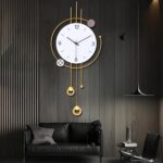SIN&MI Large Wall Clock for Living Room Decor Big Decorative Wall Clock Pendulum... - Image 7