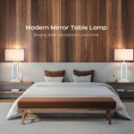 Modern Table Lamp Set of 2 Touch Control, Silver Mirror Big Diamond Crystal Beds... - Image 7