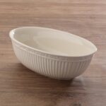 Mikasa Italian Countryside Oval Serving Bowl, 10.5", White - Image 3