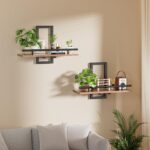 Sbosbo Floating Shelves for Wall to Hold Plants and Small Decor, 15.8 Inch Wall ... - Image 3