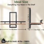 Sbosbo Floating Shelves for Wall to Hold Plants and Small Decor, 15.8 Inch Wall ... - Image 4