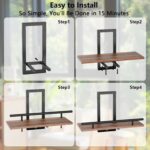 Sbosbo Floating Shelves for Wall to Hold Plants and Small Decor, 15.8 Inch Wall ... - Image 5