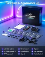 HitLights LED Strip Lights, Small LED Light Strips Dimmable, RGB 5050 Color Chan... - Image 6
