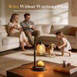 Candle Warmer Lamp with Timer Dimmer, Adjustable Height Wax Melt Warmer for Jar ... - Image 3