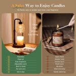 Candle Warmer Lamp with Timer Dimmer, Adjustable Height Wax Melt Warmer for Jar ... - Image 6