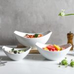 Ceramic Serving Bowls with Handles, Large Salad Bowl Set for Entertaining, Mixin... - Image 7