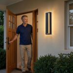 Picico 12" Modern Outdoor Wall Light, 4.33" Wide Covers Junction Box Dimmable Mo... - Image 8