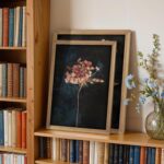 2Pcs Framed Vintage Wall Art Prints, Retro Moody Floral Botanical Canvas Paintin... - Image 7