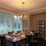 Klgxnrd 6-Light Gold Pendant Light, Modern Farmhouse Dining Room Light Fixtures ... - Image 5