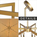 Klgxnrd 6-Light Gold Pendant Light, Modern Farmhouse Dining Room Light Fixtures ... - Image 6