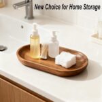 Small Wooden Tray, Oval Wood Serving Trays, Acacia Wood Platter for Coffee Table... - Image 5