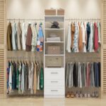 Closet System, 5FT-9FT Closet Organizer System 114.9" Walk in Closet Storage Sys... - Image 3