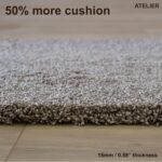 [8" x 8" Sample] Atelier Luxury Carpet Tiles/Squares - Plush - Dark Gray - DIY I... - Image 4