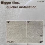 [8" x 8" Sample] Atelier Luxury Carpet Tiles/Squares - Plush - Dark Gray - DIY I... - Image 5