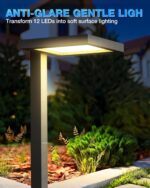 SUNVIE Low Voltage Landscape Lighting with Connectors 5W Anti-Glare LED Pathway ... - Image 5