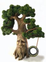 GlitZGlam Fairy and Garden Gnome Tree - Enchanted Grandpa Miniature Tree with Re... - Image 3