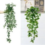 Sggvecsy Fake Hanging Plants 4 Pack Artificial Hanging Eucalyptus Plants Fake Po... - Image 6