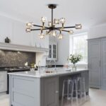Black Crsytal Chandelier,Sputnik Chandeliers with 12-Lights,Modern Adjustable He... - Image 6