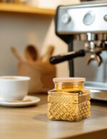 Glass Storage Canister with Airtight Lids, 20.3 FL OZ Thick Glass Candy Jar for ... - Image 5