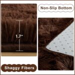 Ompaa Fluffy Area Rugs, Super Soft Shaggy Rug Fuzzy Long Fur Carpets for Bedroom... - Image 6