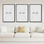 Large Wall Art For Living Room,3 Piece Framed Wall Art for Wall Decorations Livi... - Image 5