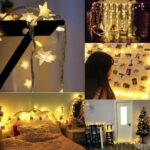 Star Plug in String Lights, 16ft 50 LED Plug in Star Warm White Fairy Lights for... - Image 7