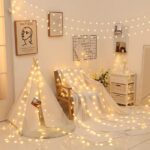 Star Plug in String Lights, 16ft 50 LED Plug in Star Warm White Fairy Lights for... - Image 8