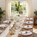 WDF Partyware 350Piece Gold Dinnerware Set for 50 Guests - Gold Plastic Plates w... - Image 6
