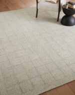 Loloi Chris Loves Julia Francis Collection FRA-03 Silver/Sky 9'-3" x 13' Area Ru... - Image 6